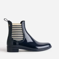 Chelsea boots de pluie élastiques rayés^Igor Online