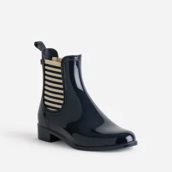 Chelsea boots de pluie élastiques rayés^Igor Online