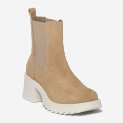 Chelsea boots cuir velours^Texto Hot