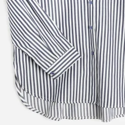 Chemise e rayures blanches^Texto Discount