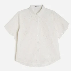Chemise écrue broderie anglaise^Texto Sale