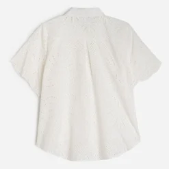 Chemise écrue broderie anglaise^Texto Sale