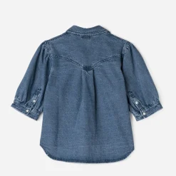 Chemise en jean manches courtes^Texto New