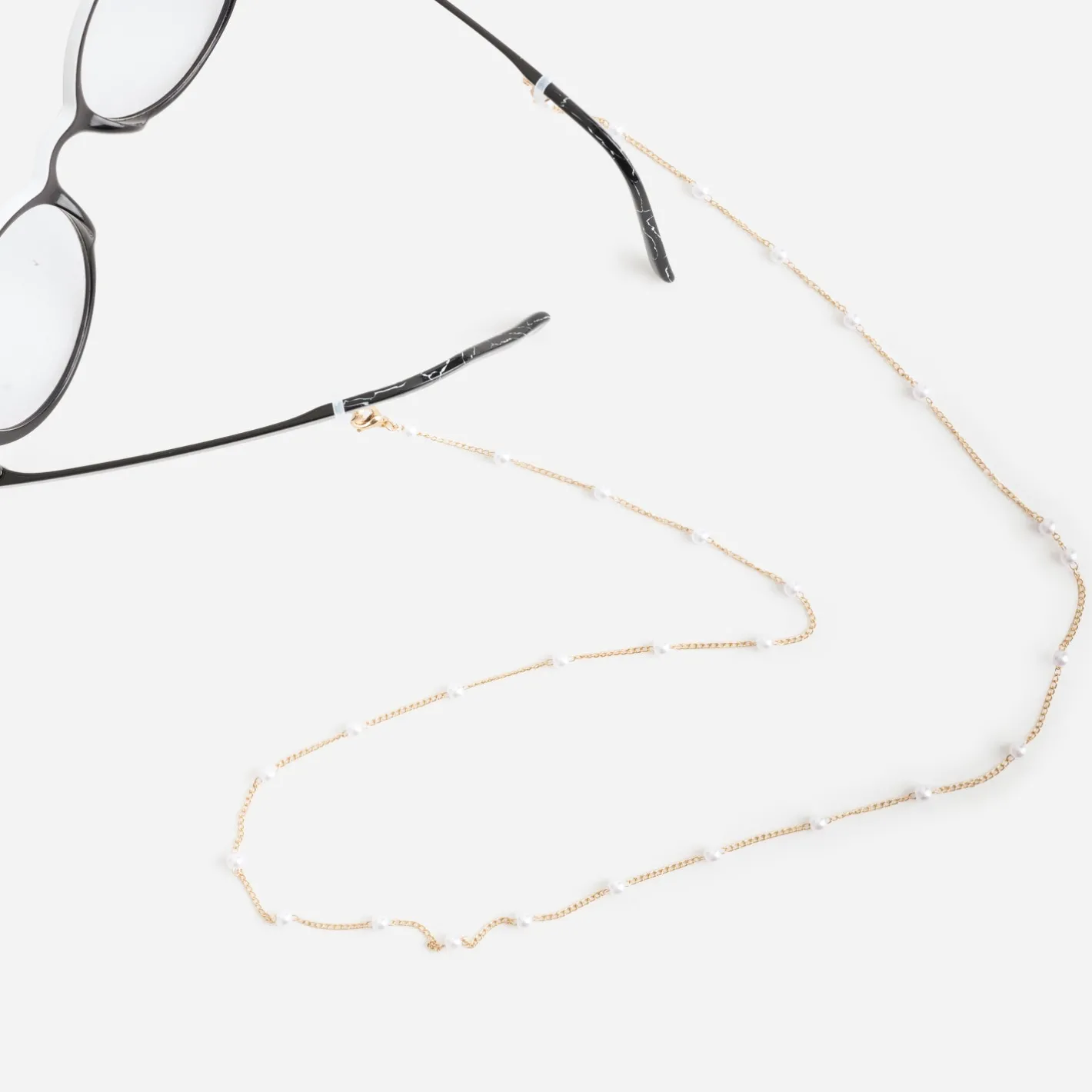 Cdons pour lunettes perles nacrées^Eram