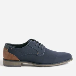Derby bleu en textile^Eram New