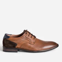 Derby camel cuir^Eram Discount