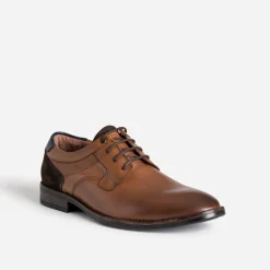 Derby camel cuir^Eram Discount