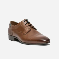 Derby camel en cuir éco-conçu^Eram Hot