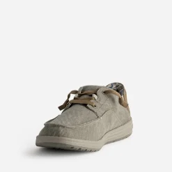 Derby confort toile et cuir velours^Skechers Discount