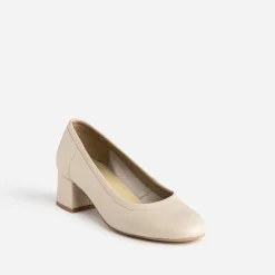 Escarpin beige clair en cuir^Eram Sale