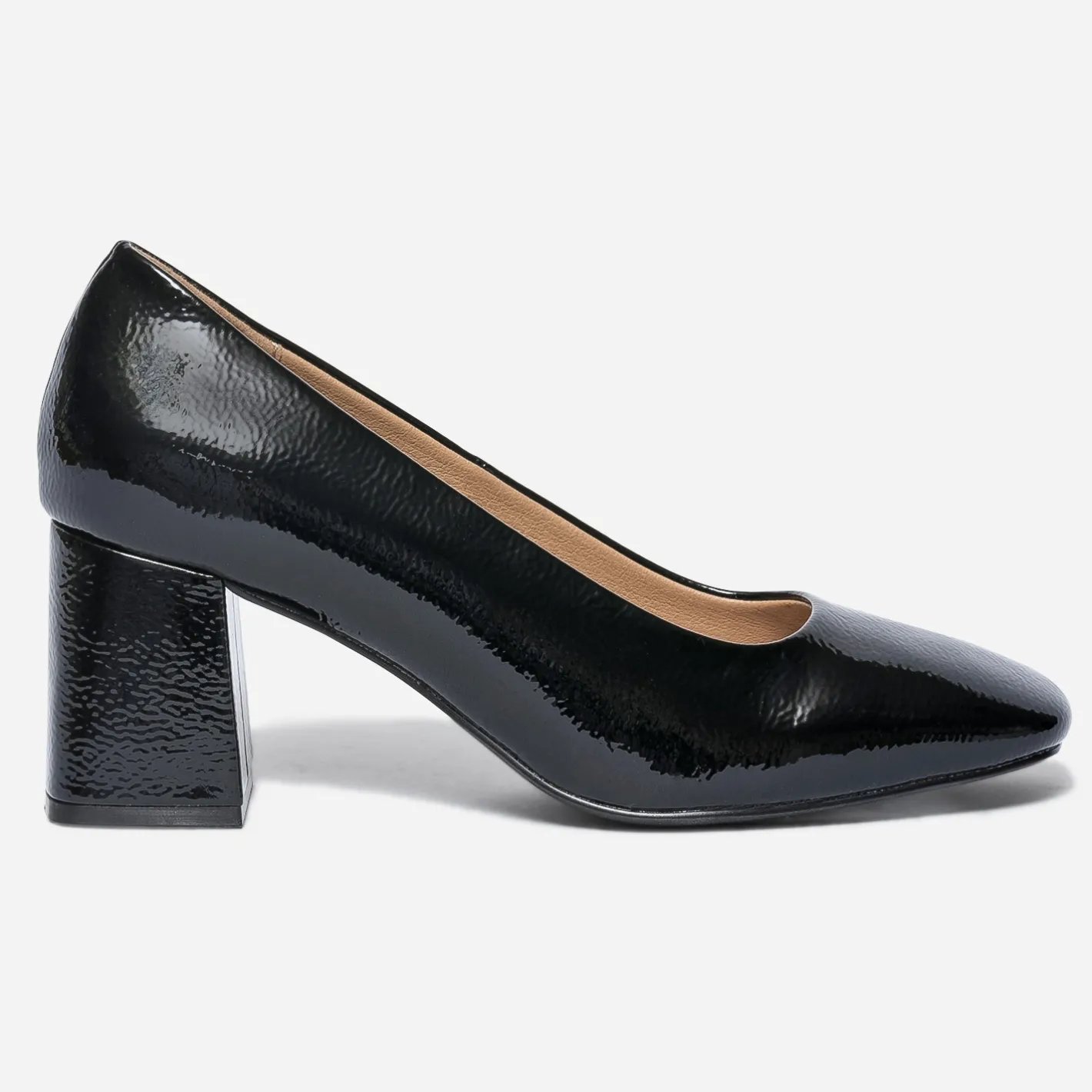 Escarpin verni à bout carré^Eram Online