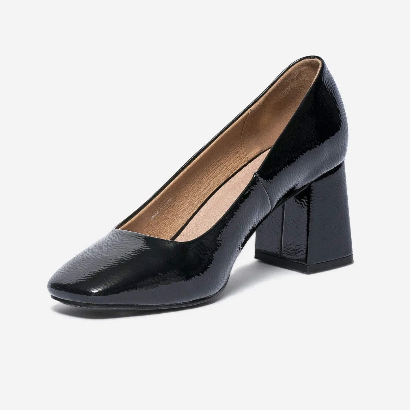 Escarpin verni à bout carré^Eram Online