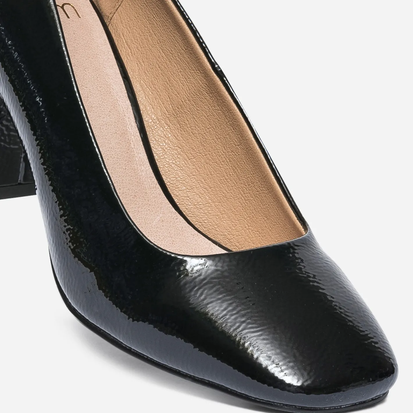 Escarpin verni à bout carré^Eram Online