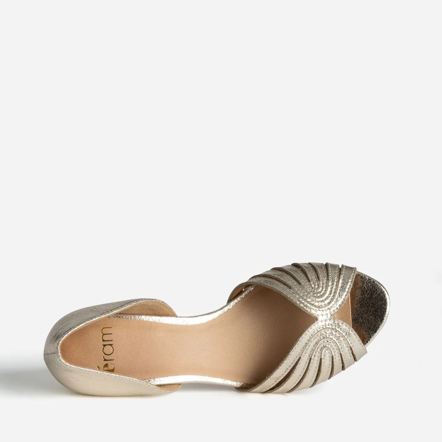 Escarpin open-toe talon à gge^Eram Hot