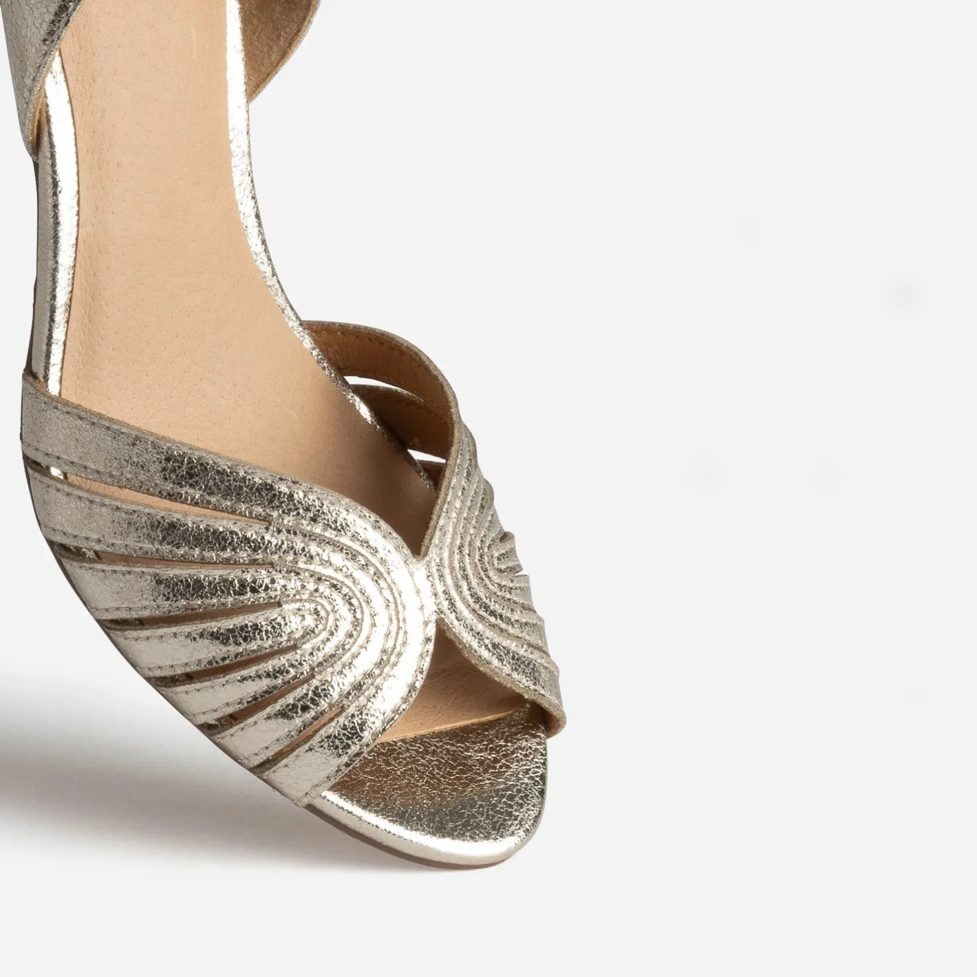 Escarpin open-toe talon à gge^Eram Hot