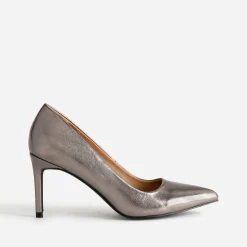 Escarpin é à talon fin^Texto Discount