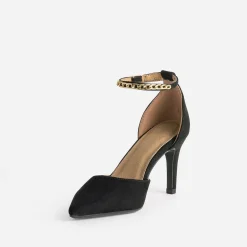 Escarpin à bride-bijou cheville^Texto