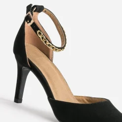 Escarpin à bride-bijou cheville^Texto