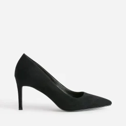 Escarpin suédé éco-conçu à talon fin^Texto Sale