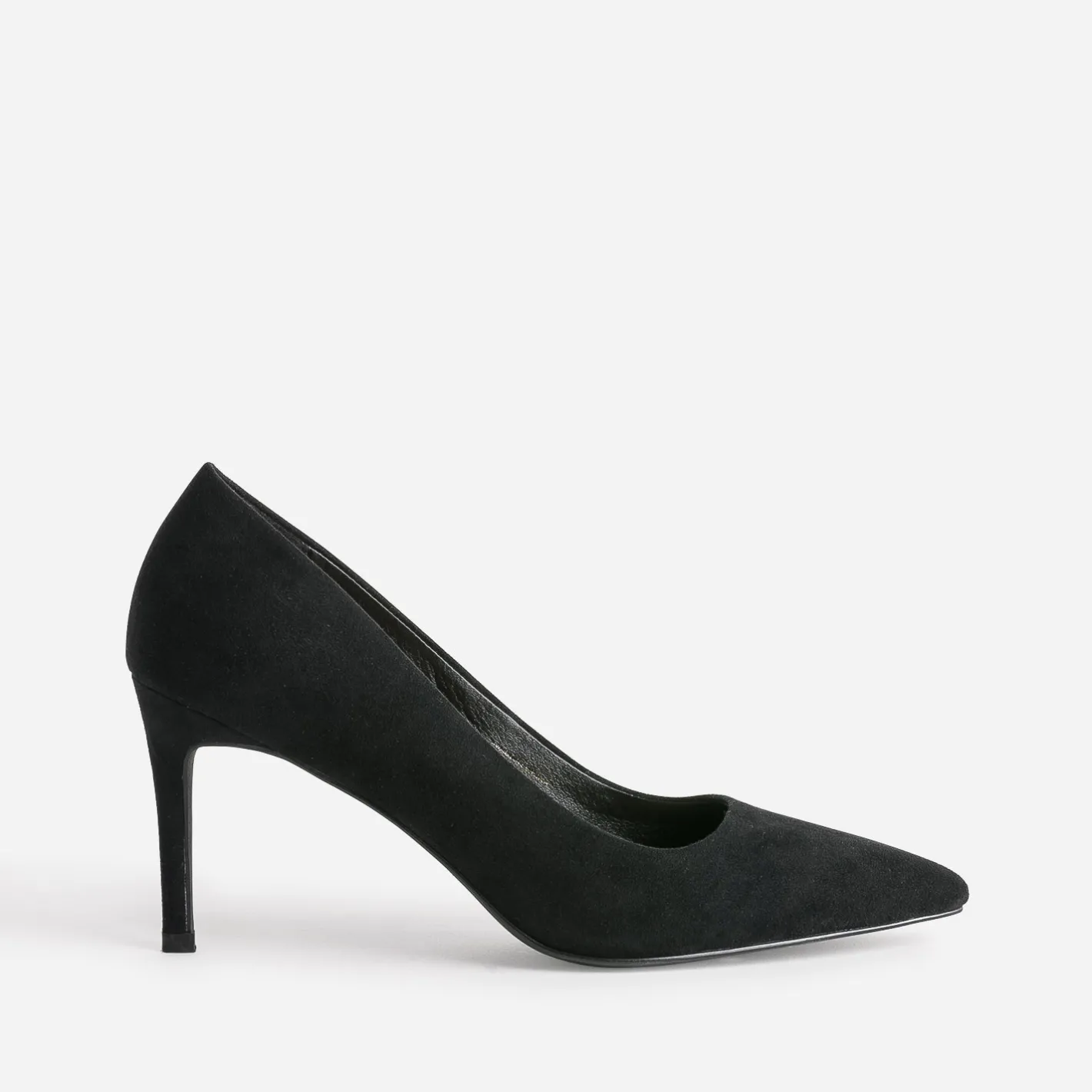 Escarpin suédé éco-conçu à talon fin^Texto Sale