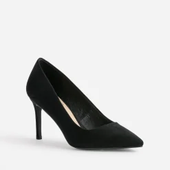 Escarpin suédé éco-conçu à talon fin^Texto Sale