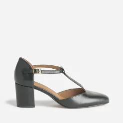 Escarpin-salomé éco-conçu en cuir^Eram Sale