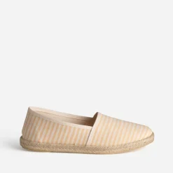 Espadrille beige toile rayée^Eram New