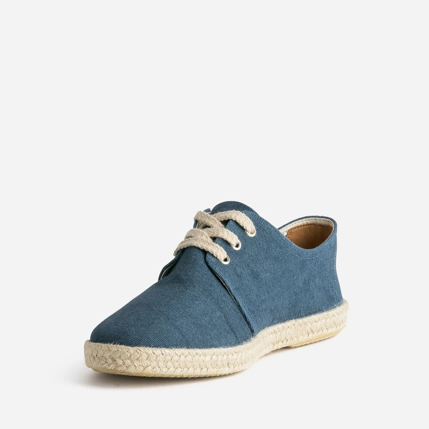 Espadrille marine en toile éco-conçu^Eram