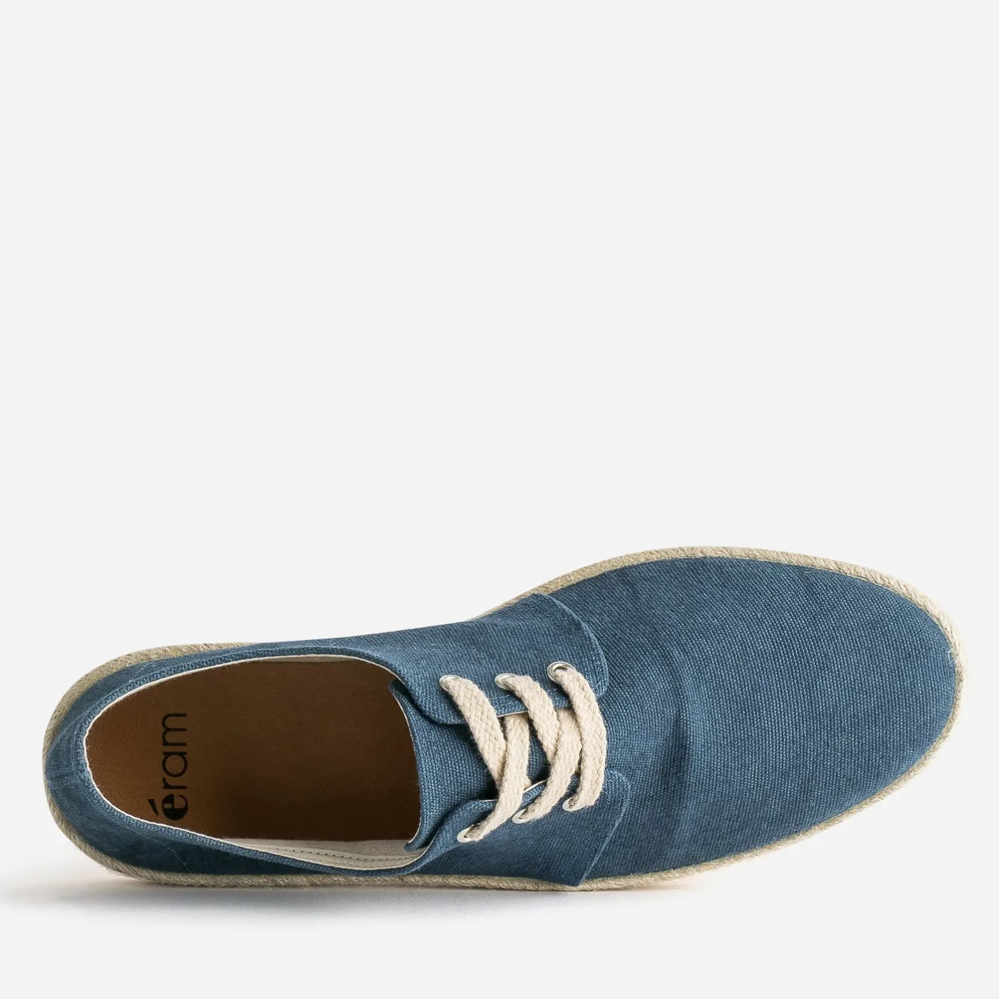Espadrille marine en toile éco-conçu^Eram