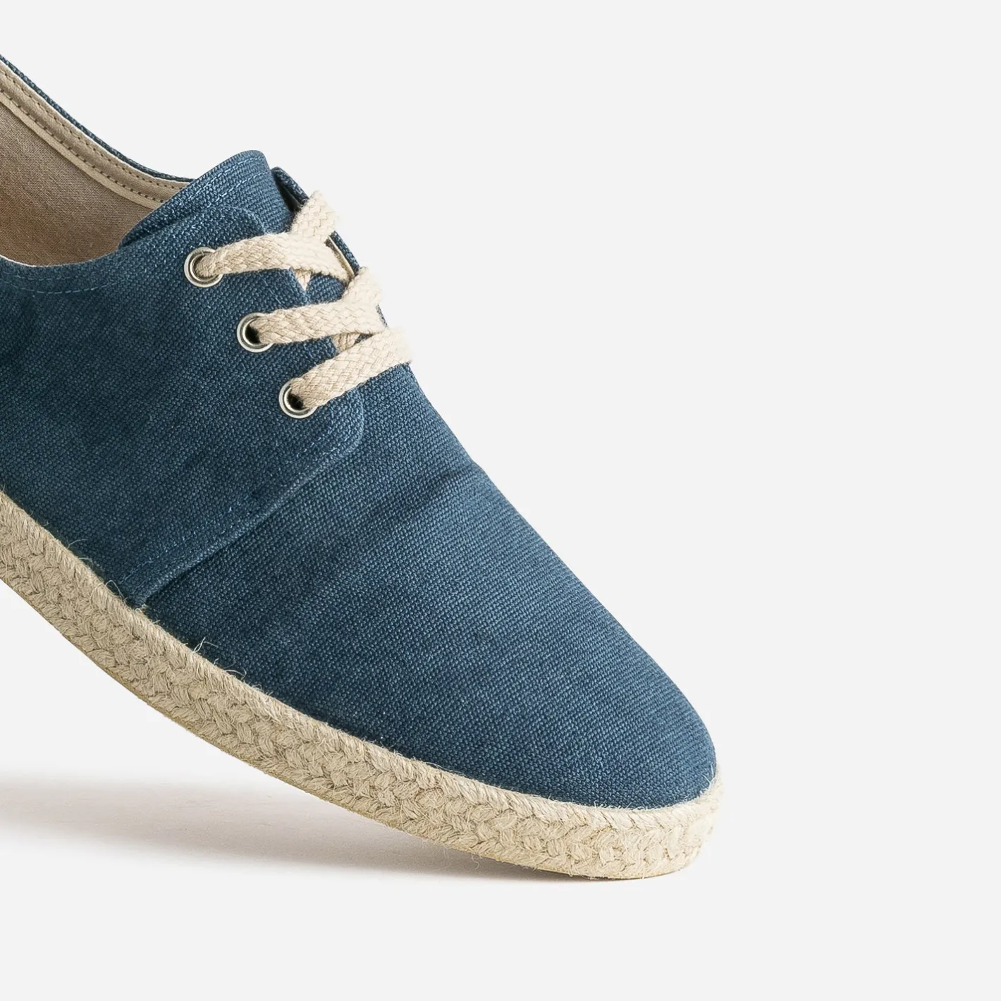 Espadrille marine en toile éco-conçu^Eram
