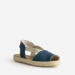 Espadrille bleue toile éco-conçu^Eram Sale