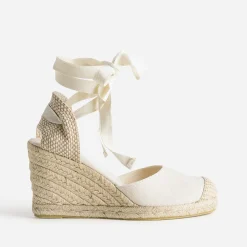 Espadrille compensée écrue^Eram