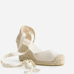 Espadrille compensée écrue^Eram