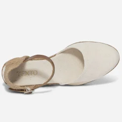 Espadrille compensée écrue^Eram Best