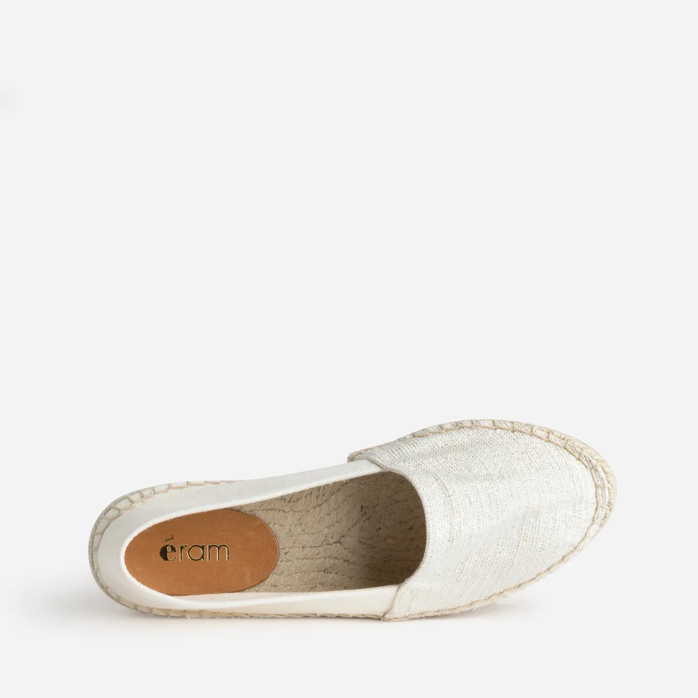 Espadrille écrue et ée toile^Eram Sale
