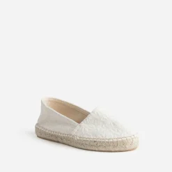 Espadrille écrue toile damassée^Eram Best