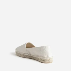 Espadrille écrue toile damassée^Eram Best