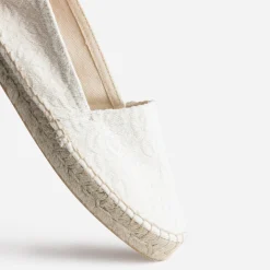 Espadrille écrue toile damassée^Eram Best