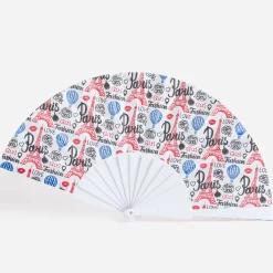 Eventail blanc motif inspiration Paris^Eram Clearance