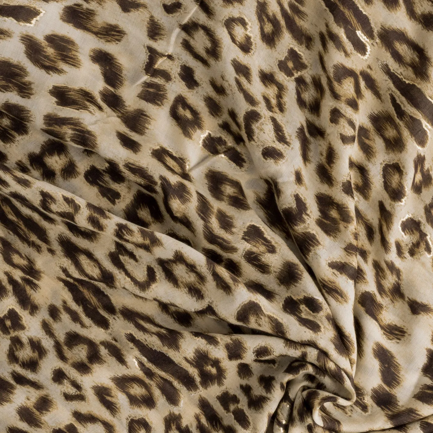 Foulard beige à motif léopard^Eram New