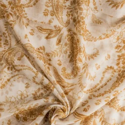 Foulard camel à motif cachemire floral^Eram Discount