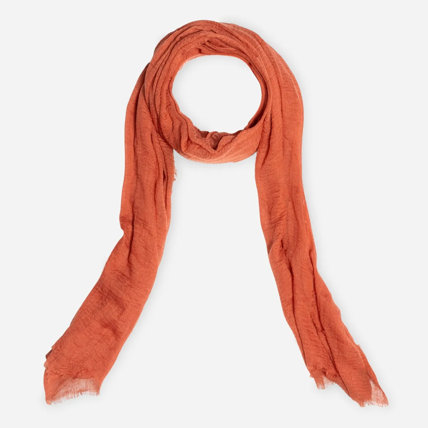 Foulard rouge brique^Texto