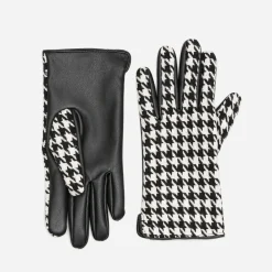 Gants et écru à motif pied-de-coq^Eram Discount