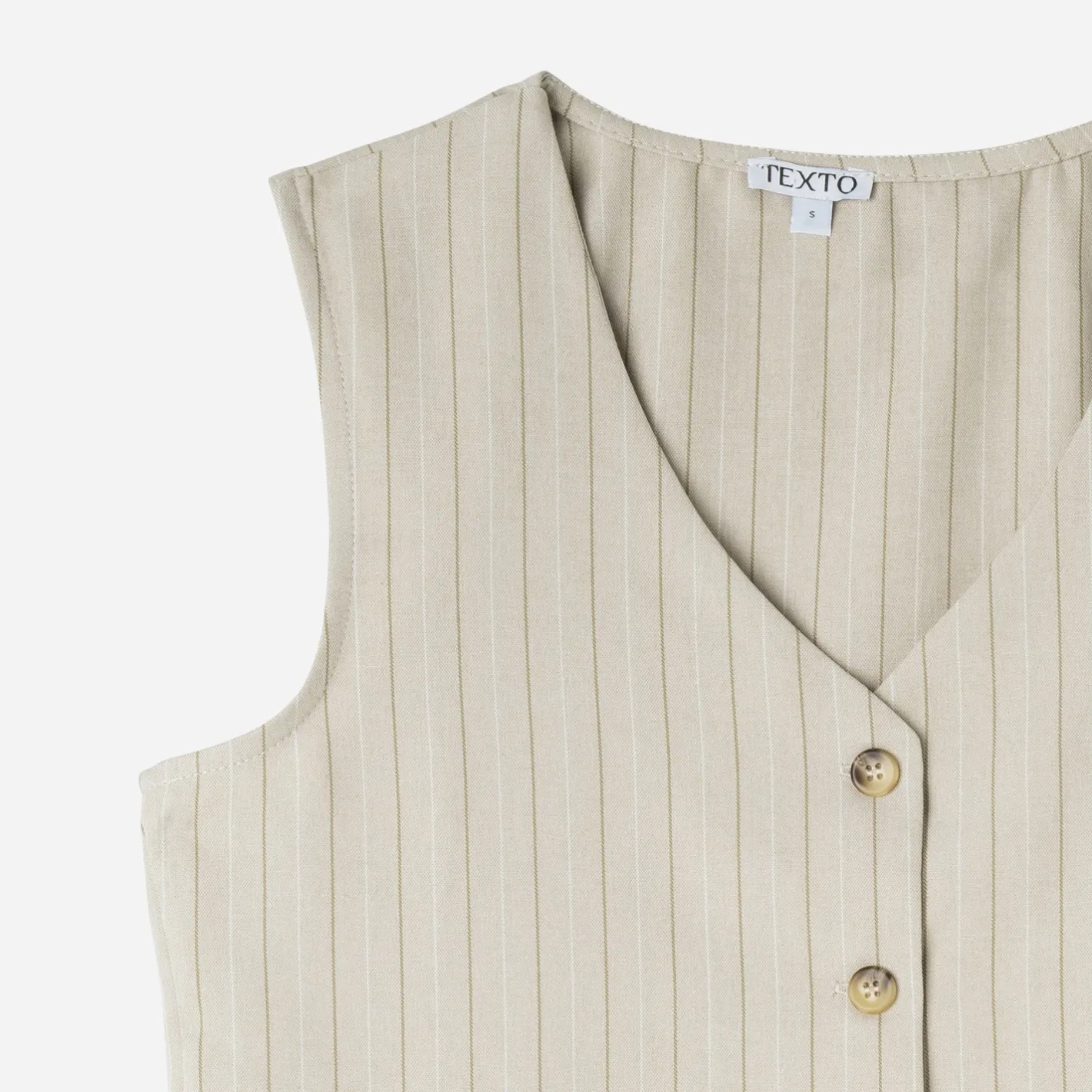 Gilet de costume rayures tennis^Texto Outlet