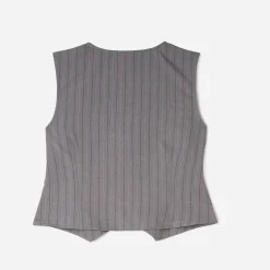 Gilet de costume rayures tennis^Texto New
