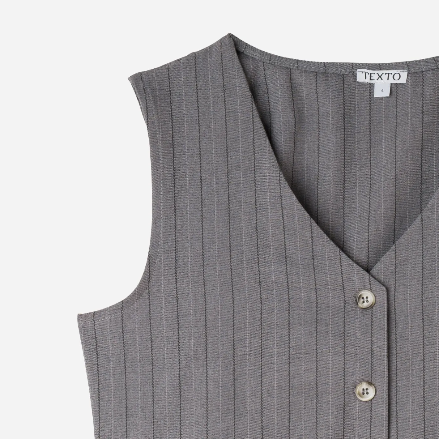 Gilet de costume rayures tennis^Texto New