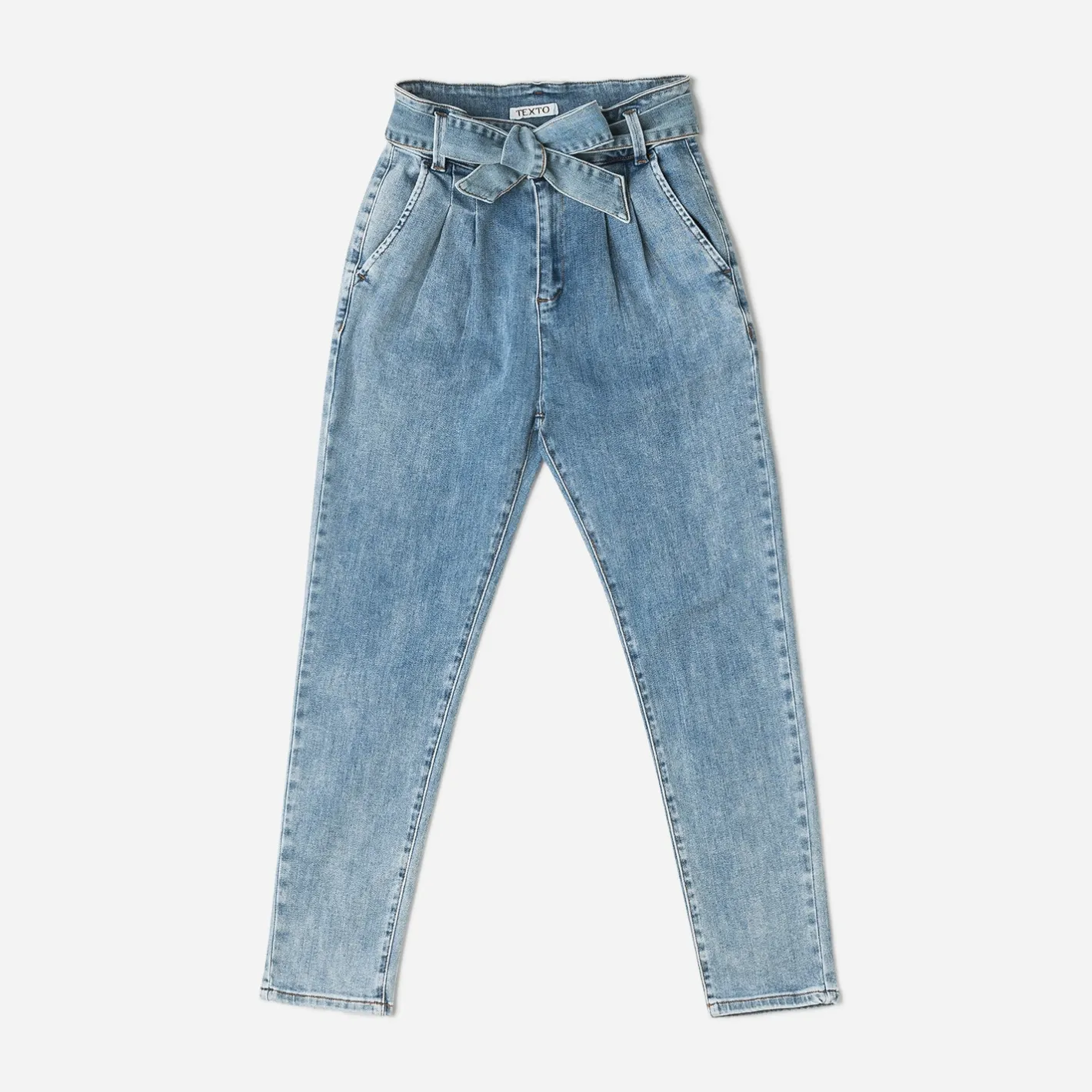 Jean slouchy délavé^Texto Online