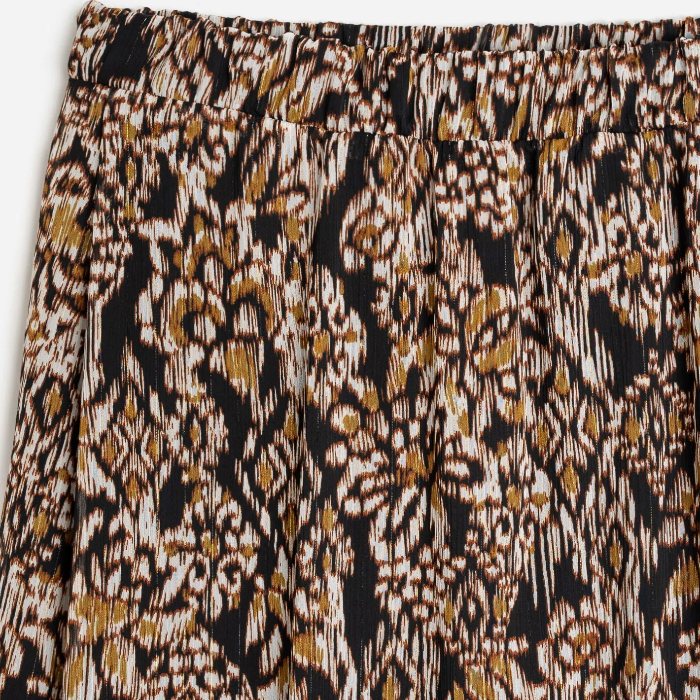 Jupe longue à motif ethnique floral^Texto New