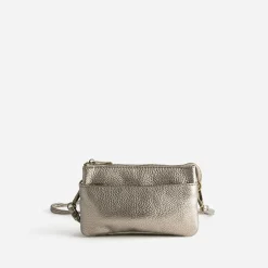 Mini sac taupe métallisé 6 compartiments^Eram Discount