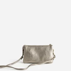 Mini sac taupe métallisé 6 compartiments^Eram Discount